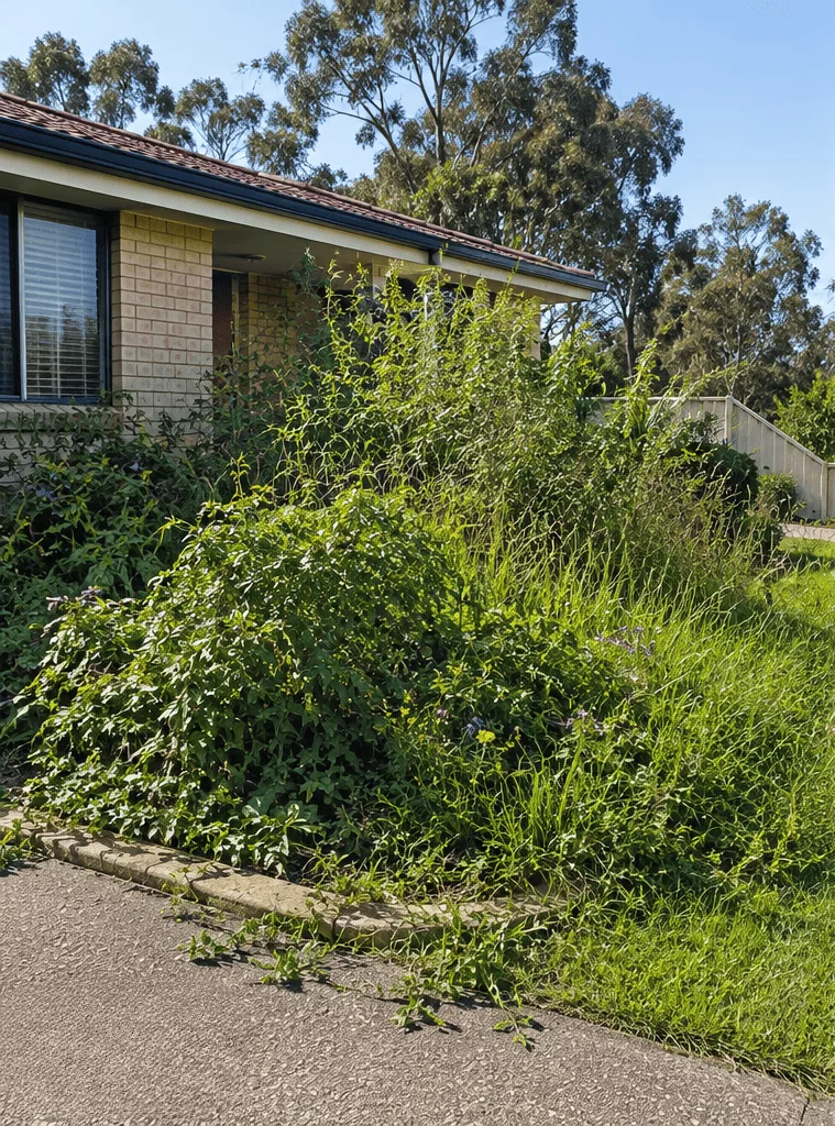 Garden Cleaning before